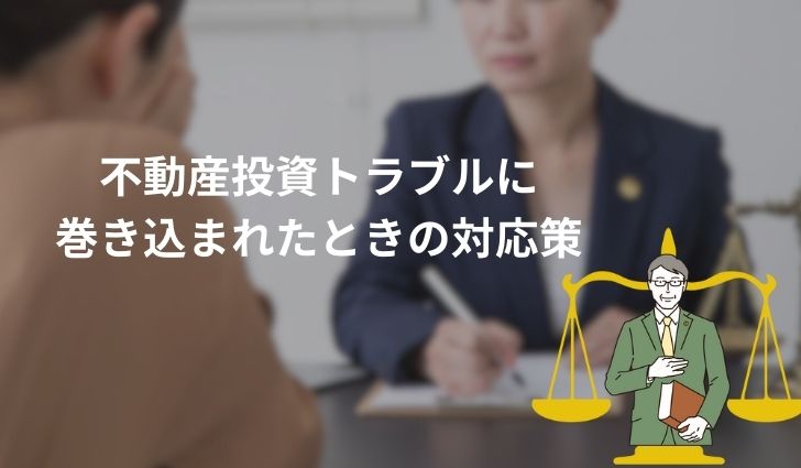 不動産投資トラブルに巻き込まれたときの対応策